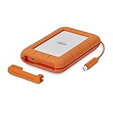 LaCie Rugged Thunderbolt USB-C 2TB External Hard Drive Portable HDD – USB 3.0 compatible, Drop Shock Dust Water Resistant, Mac and PC Computer Desktop Workstation Laptop, 1 Mo Adobe CC (STFS2000800)