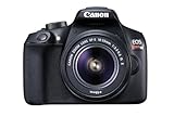 Canon EOS Rebel T6 Digital SLR Camera Kit with EF-S 18-55mm f/3.5-5.6 is II Lens, Built-in WiFi and NFC - Black (US Model)