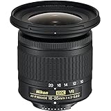 Nikon AF-P DX NIKKOR 10-20mm f/4.5-5.6G VR Lens Black