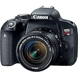 Canon EOS Rebel T7i US 24.2 Digital SLR Camera with 3-Inch LCD, Black (1894C002)